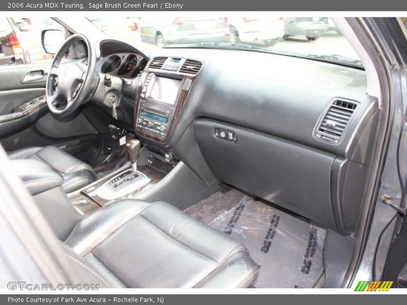 Sage Brush Green Pearl / Ebony 2006 Acura MDX Touring