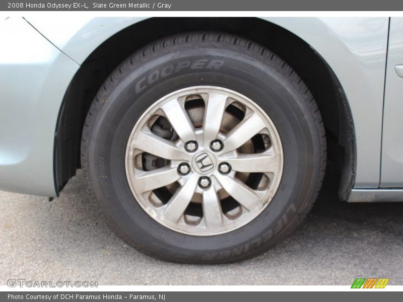 Slate Green Metallic / Gray 2008 Honda Odyssey EX-L