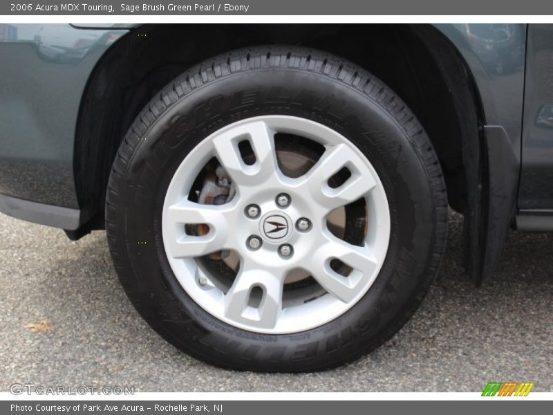 Sage Brush Green Pearl / Ebony 2006 Acura MDX Touring