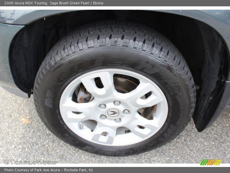 Sage Brush Green Pearl / Ebony 2006 Acura MDX Touring