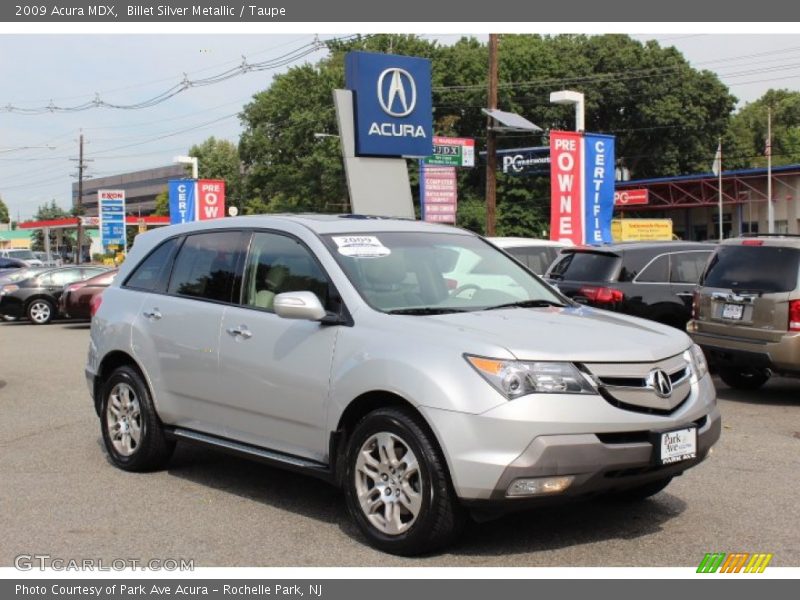 Billet Silver Metallic / Taupe 2009 Acura MDX