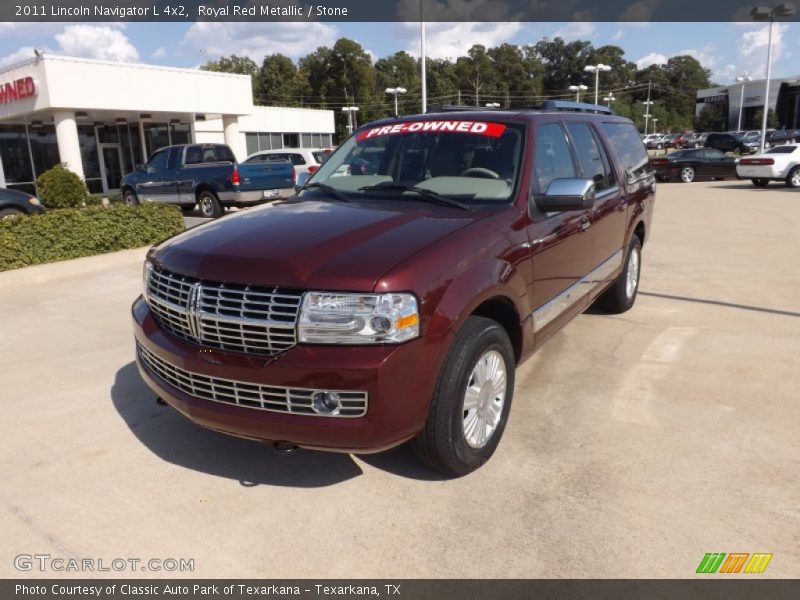 Royal Red Metallic / Stone 2011 Lincoln Navigator L 4x2