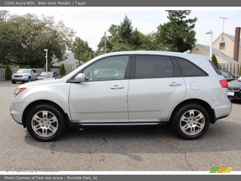 Billet Silver Metallic / Taupe 2009 Acura MDX