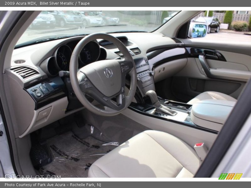 Billet Silver Metallic / Taupe 2009 Acura MDX