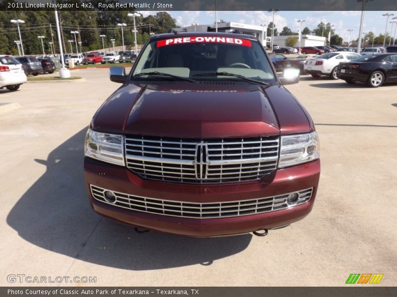 Royal Red Metallic / Stone 2011 Lincoln Navigator L 4x2