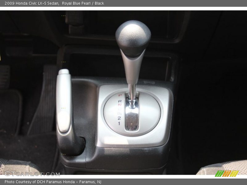 Royal Blue Pearl / Black 2009 Honda Civic LX-S Sedan