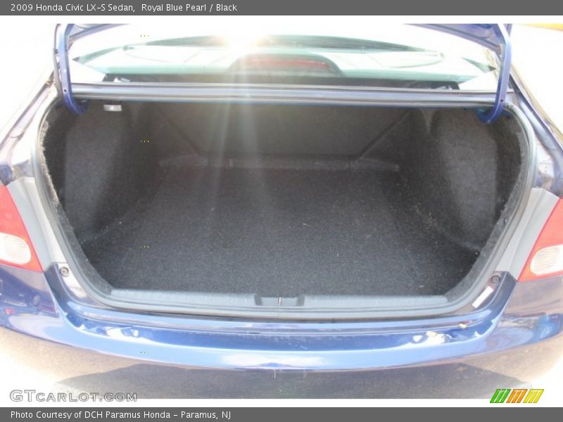 Royal Blue Pearl / Black 2009 Honda Civic LX-S Sedan