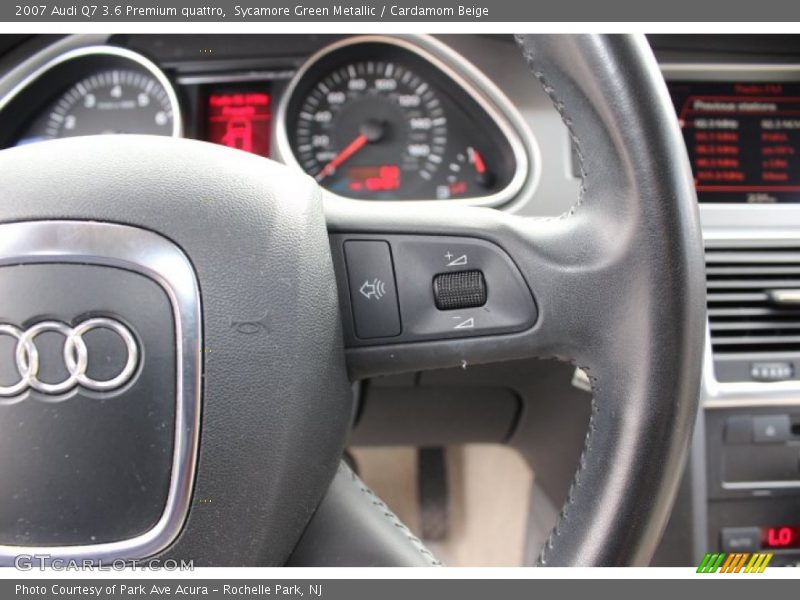 Sycamore Green Metallic / Cardamom Beige 2007 Audi Q7 3.6 Premium quattro