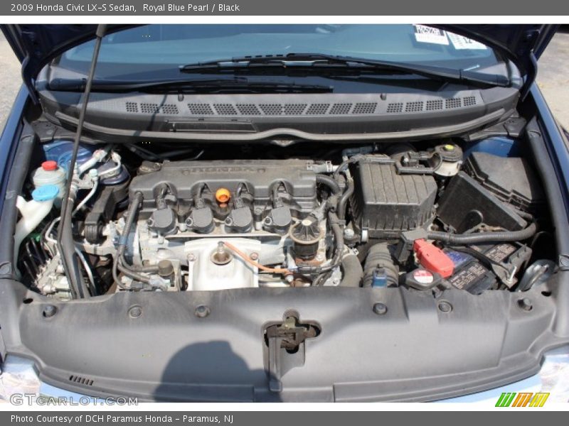 Royal Blue Pearl / Black 2009 Honda Civic LX-S Sedan
