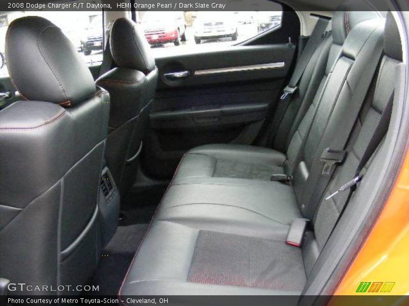 HEMI Orange Pearl / Dark Slate Gray 2008 Dodge Charger R/T Daytona
