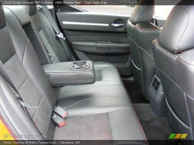HEMI Orange Pearl / Dark Slate Gray 2008 Dodge Charger R/T Daytona