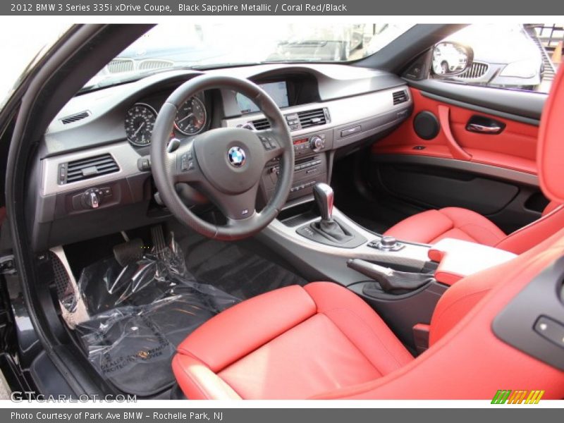 Coral Red/Black Interior - 2012 3 Series 335i xDrive Coupe 