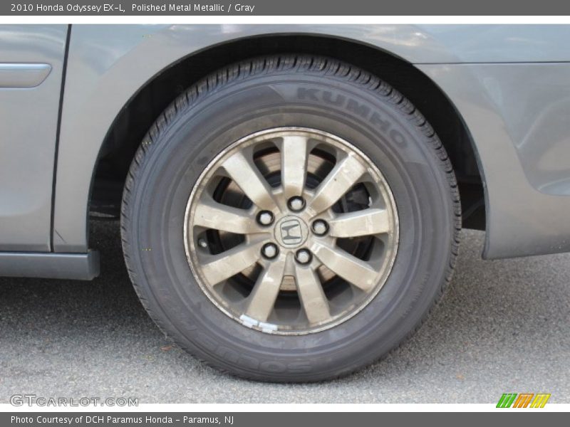 Polished Metal Metallic / Gray 2010 Honda Odyssey EX-L