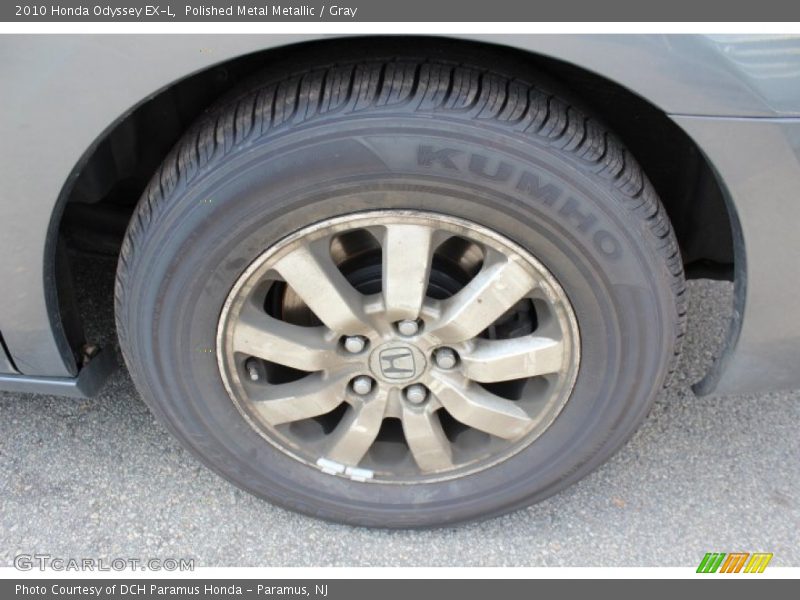 Polished Metal Metallic / Gray 2010 Honda Odyssey EX-L