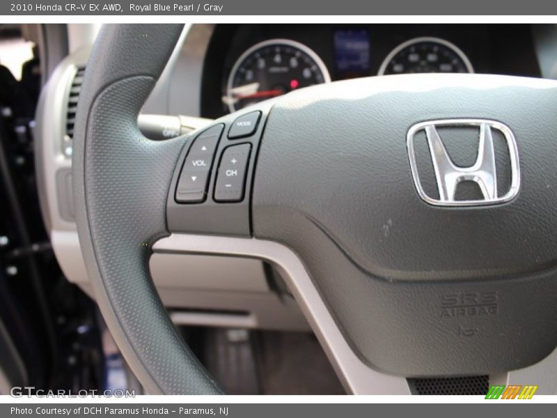 Royal Blue Pearl / Gray 2010 Honda CR-V EX AWD