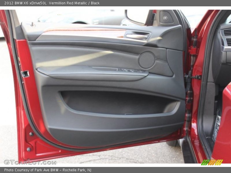 Vermillion Red Metallic / Black 2012 BMW X6 xDrive50i