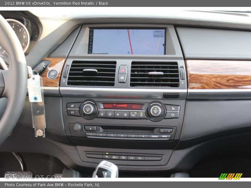 Vermillion Red Metallic / Black 2012 BMW X6 xDrive50i