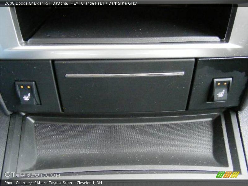 HEMI Orange Pearl / Dark Slate Gray 2008 Dodge Charger R/T Daytona