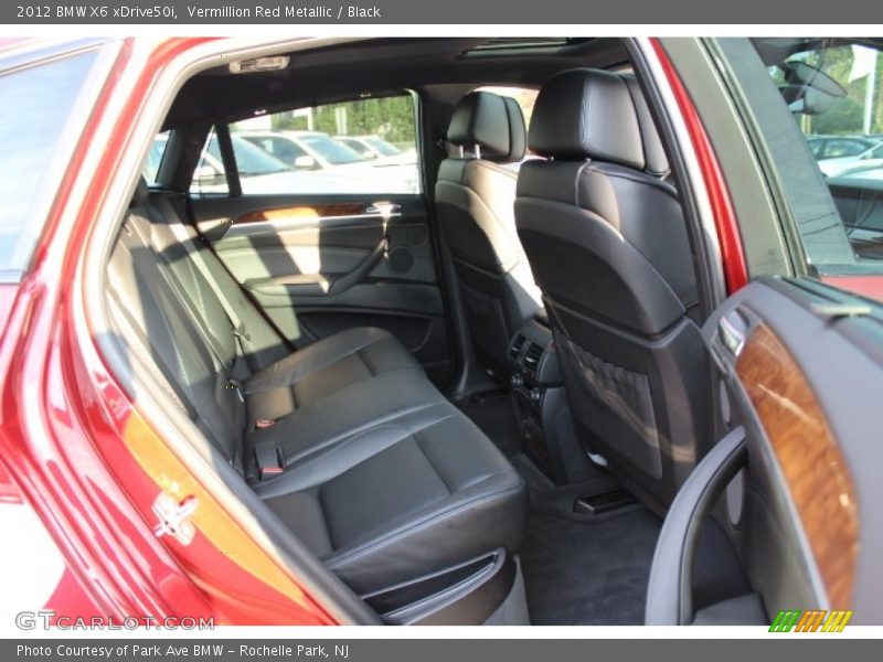 Vermillion Red Metallic / Black 2012 BMW X6 xDrive50i