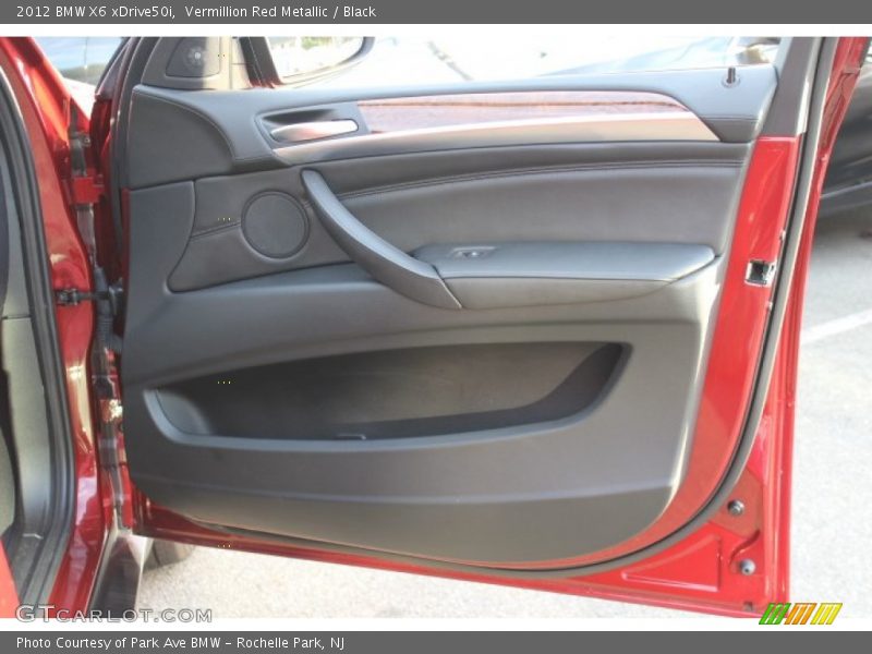 Vermillion Red Metallic / Black 2012 BMW X6 xDrive50i