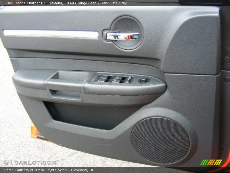 HEMI Orange Pearl / Dark Slate Gray 2008 Dodge Charger R/T Daytona