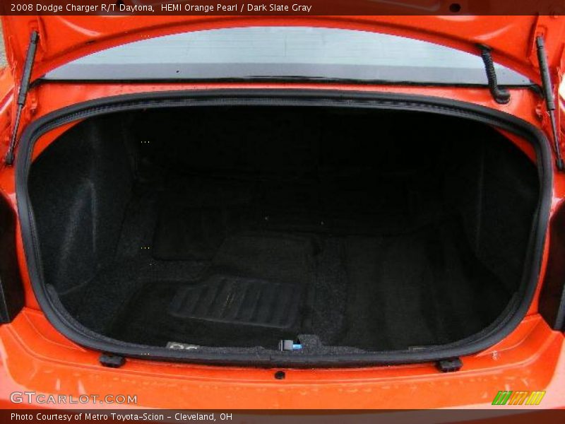 HEMI Orange Pearl / Dark Slate Gray 2008 Dodge Charger R/T Daytona