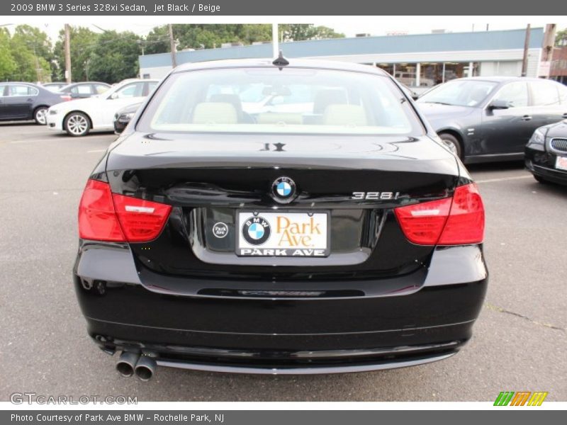 Jet Black / Beige 2009 BMW 3 Series 328xi Sedan