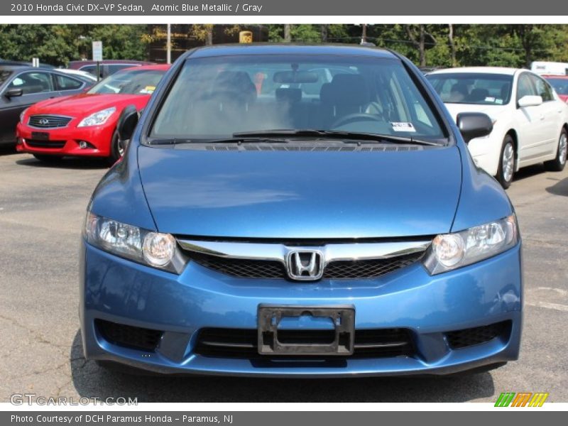 Atomic Blue Metallic / Gray 2010 Honda Civic DX-VP Sedan