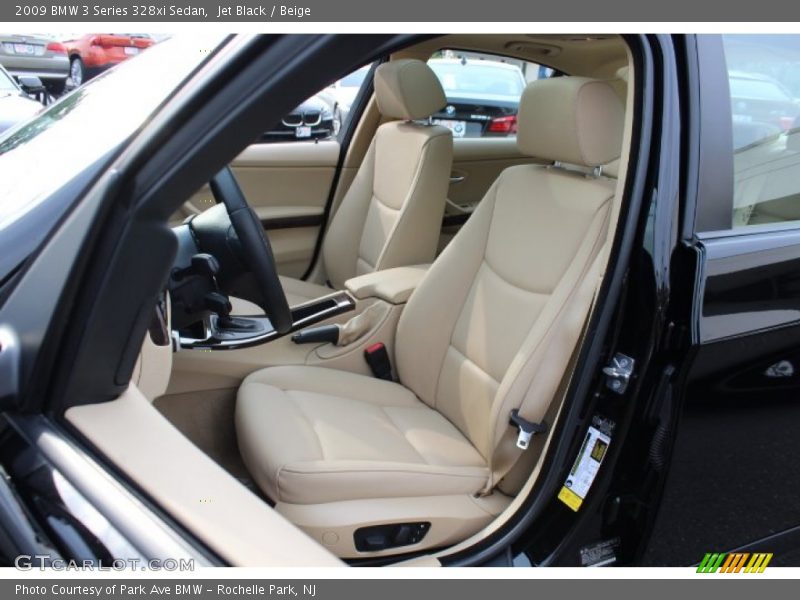 Jet Black / Beige 2009 BMW 3 Series 328xi Sedan