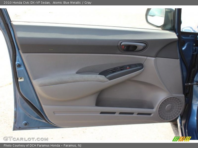 Atomic Blue Metallic / Gray 2010 Honda Civic DX-VP Sedan