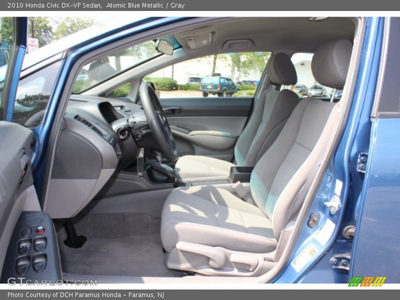 Atomic Blue Metallic / Gray 2010 Honda Civic DX-VP Sedan