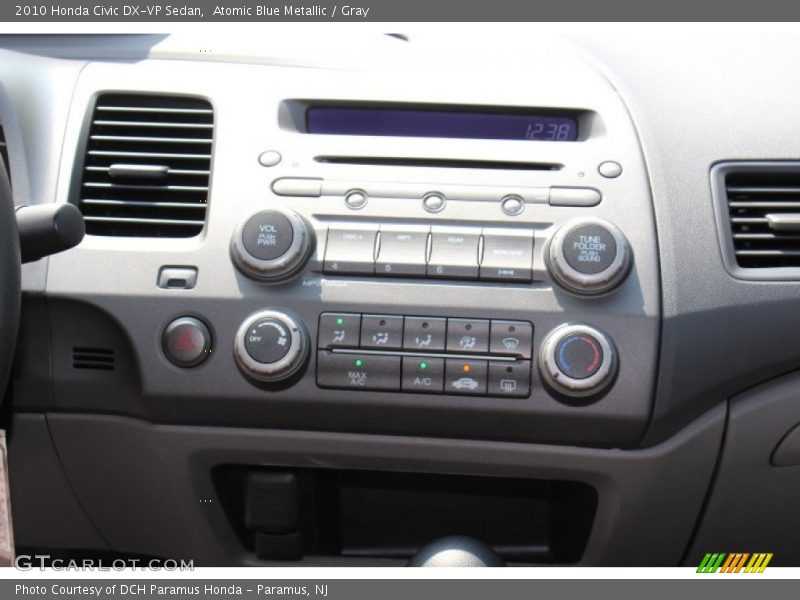 Atomic Blue Metallic / Gray 2010 Honda Civic DX-VP Sedan