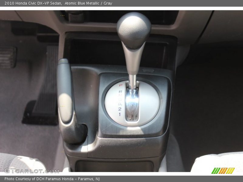 Atomic Blue Metallic / Gray 2010 Honda Civic DX-VP Sedan