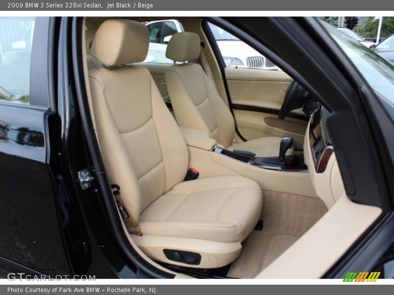 Jet Black / Beige 2009 BMW 3 Series 328xi Sedan