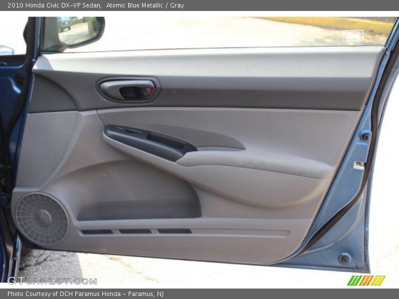 Atomic Blue Metallic / Gray 2010 Honda Civic DX-VP Sedan