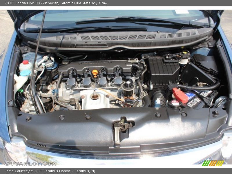 Atomic Blue Metallic / Gray 2010 Honda Civic DX-VP Sedan