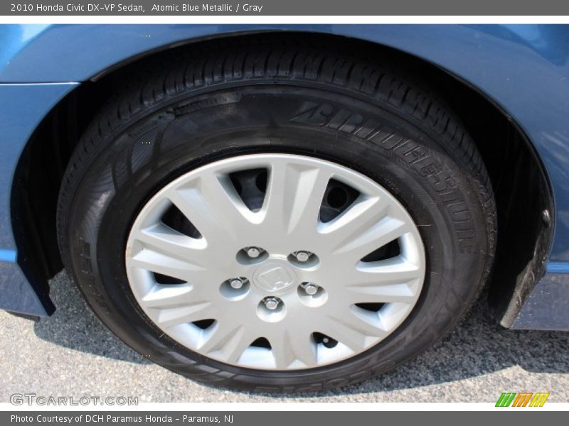 Atomic Blue Metallic / Gray 2010 Honda Civic DX-VP Sedan