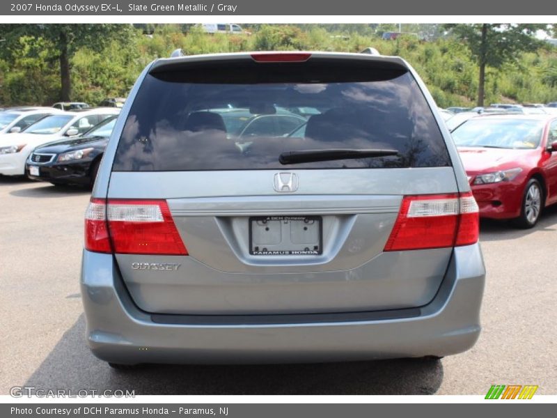 Slate Green Metallic / Gray 2007 Honda Odyssey EX-L