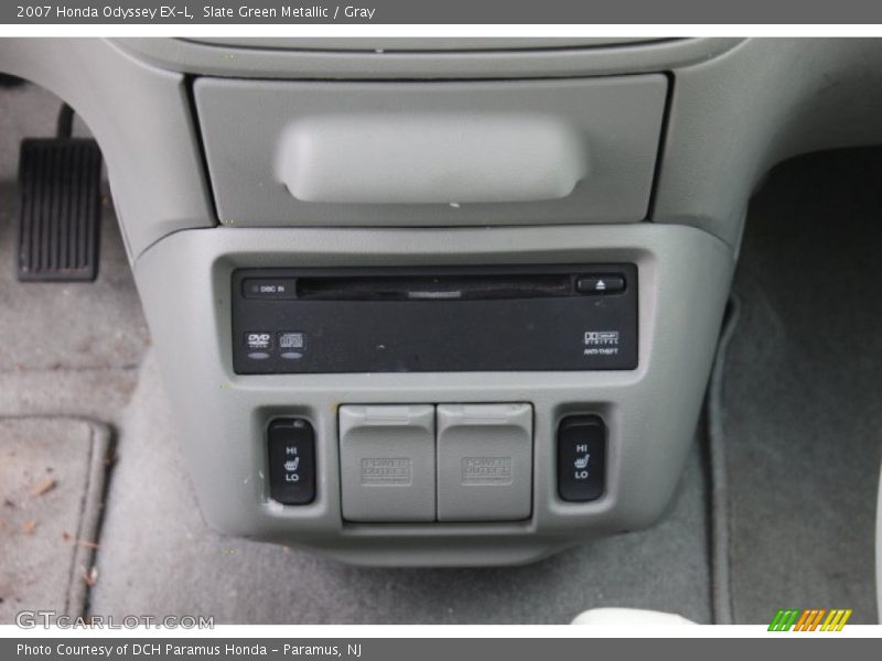 Slate Green Metallic / Gray 2007 Honda Odyssey EX-L