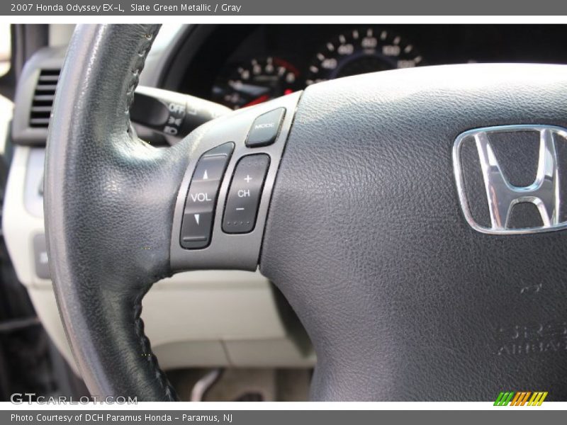 Slate Green Metallic / Gray 2007 Honda Odyssey EX-L