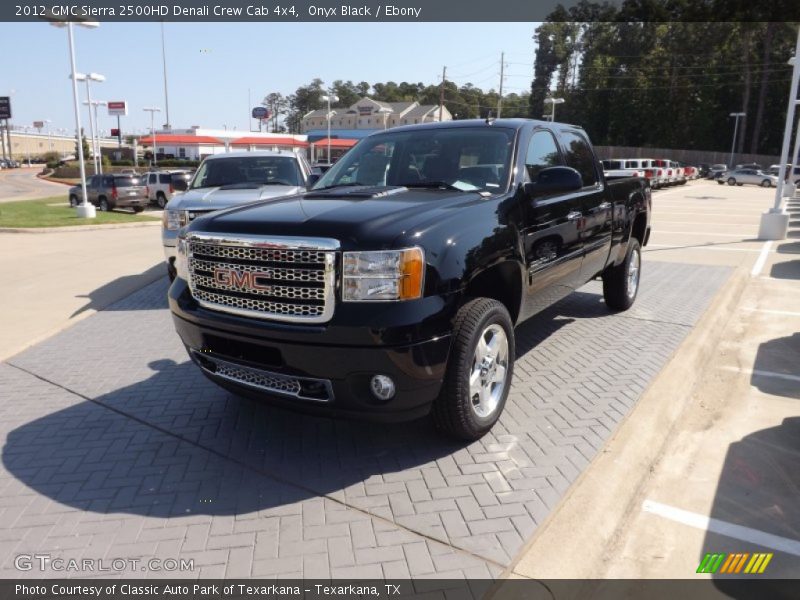 Onyx Black / Ebony 2012 GMC Sierra 2500HD Denali Crew Cab 4x4