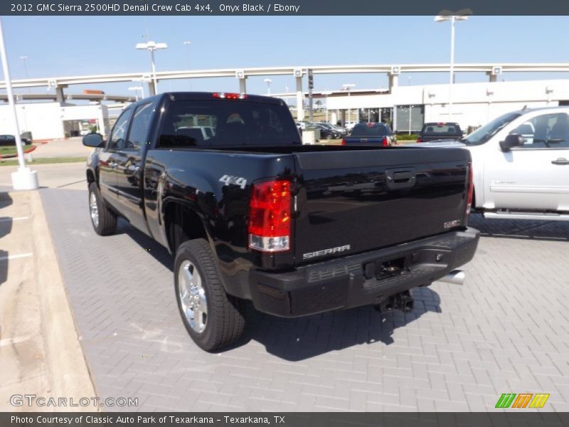 Onyx Black / Ebony 2012 GMC Sierra 2500HD Denali Crew Cab 4x4