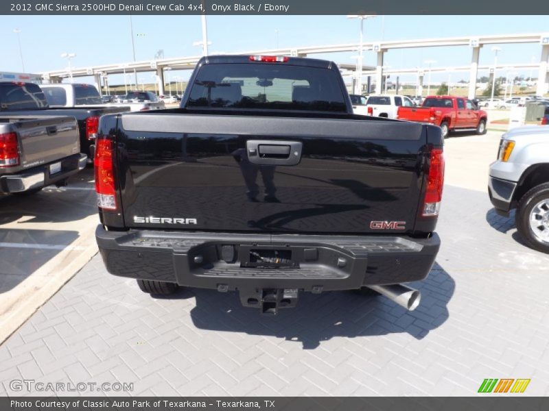 Onyx Black / Ebony 2012 GMC Sierra 2500HD Denali Crew Cab 4x4