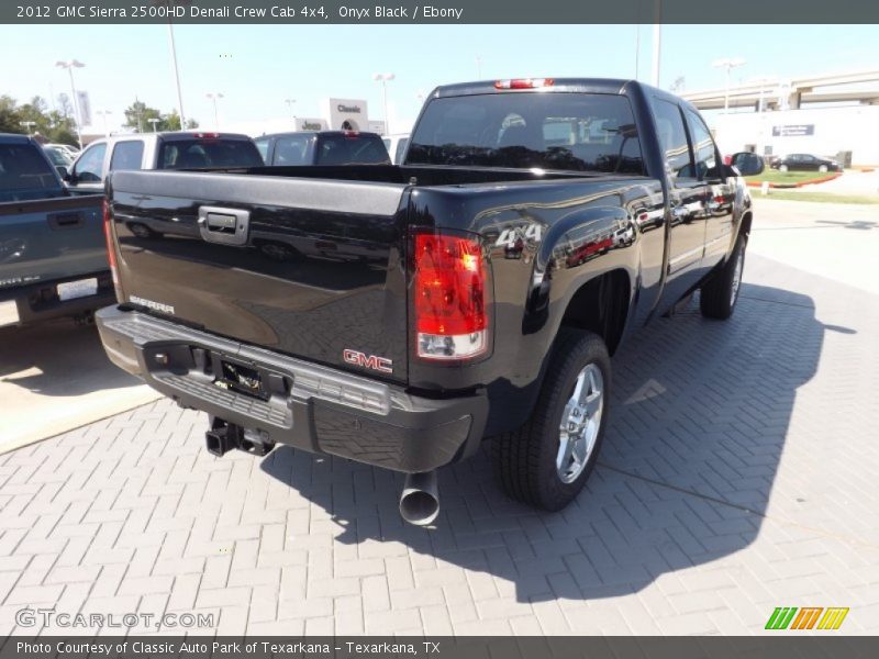 Onyx Black / Ebony 2012 GMC Sierra 2500HD Denali Crew Cab 4x4