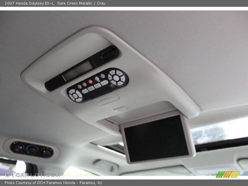 Slate Green Metallic / Gray 2007 Honda Odyssey EX-L