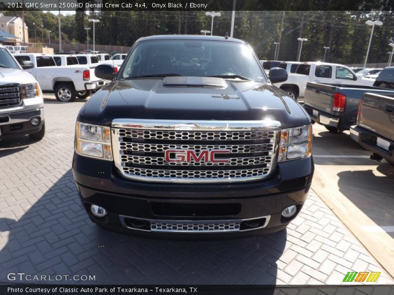 Onyx Black / Ebony 2012 GMC Sierra 2500HD Denali Crew Cab 4x4