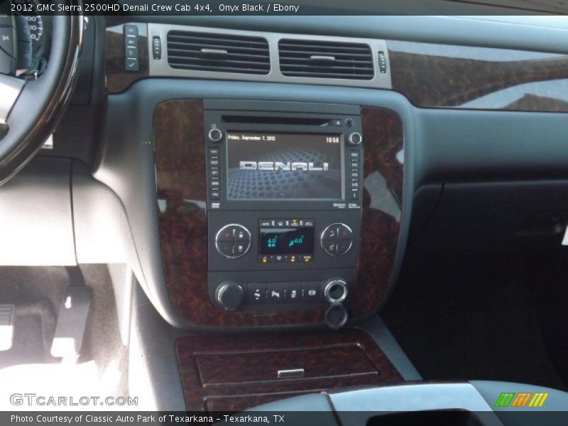 Onyx Black / Ebony 2012 GMC Sierra 2500HD Denali Crew Cab 4x4