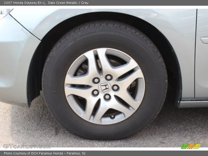 Slate Green Metallic / Gray 2007 Honda Odyssey EX-L