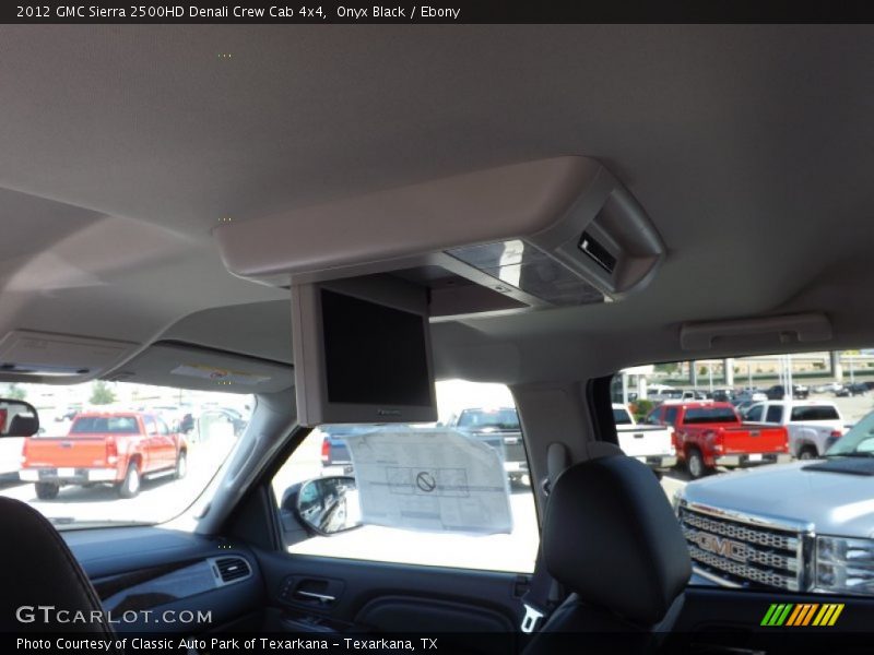 Onyx Black / Ebony 2012 GMC Sierra 2500HD Denali Crew Cab 4x4