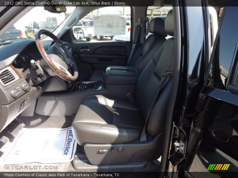 Onyx Black / Ebony 2012 GMC Sierra 2500HD Denali Crew Cab 4x4